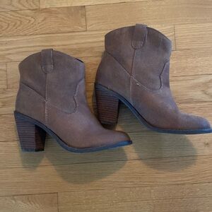 Brown Booties size 7.5